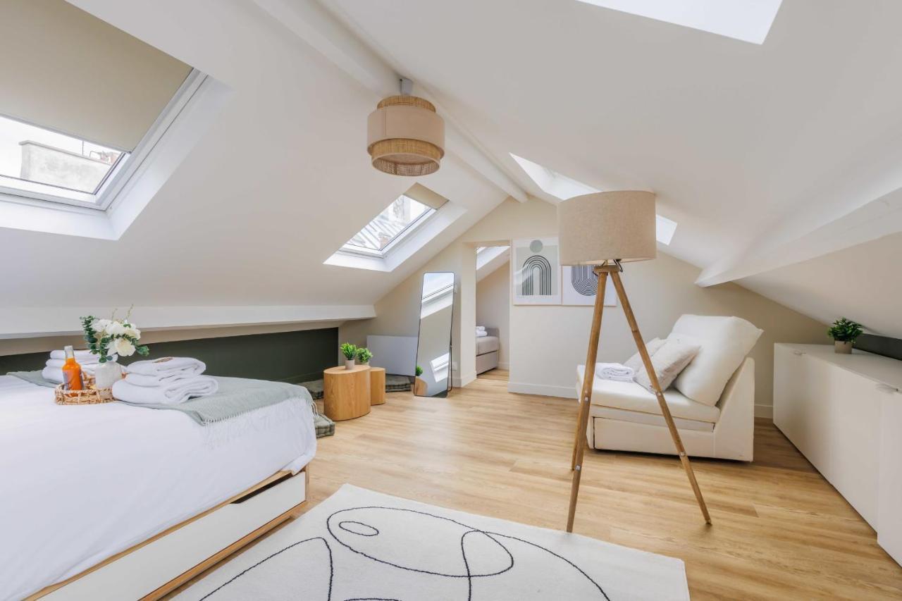 Charming Appart Duplex 7P2Br Le Marais Lägenhet Paris Exteriör bild