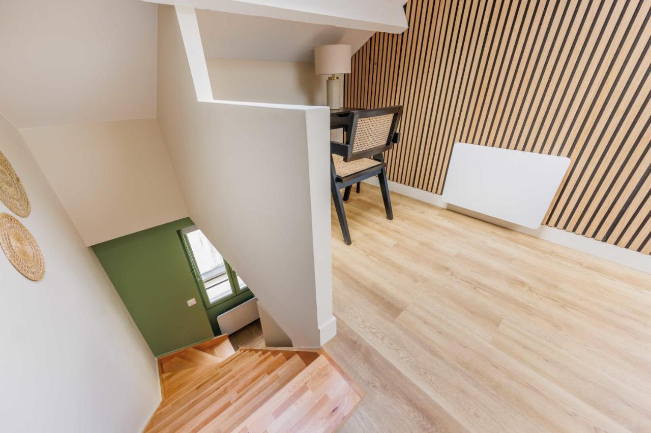 Charming Appart Duplex 7P2Br Le Marais Lägenhet Paris Exteriör bild